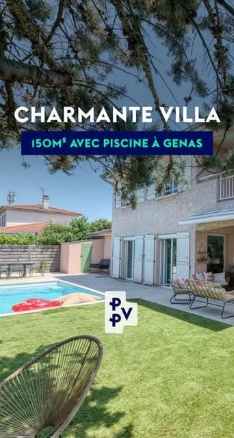 Annonce d'une villa de 150 m² avec piscine à Genas