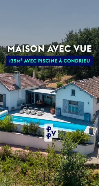 Annonce d'une maison avec vue de 135 m² avec piscine à Condrieu